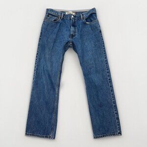 Levis 505 Jeans Mens 34x30 Blue Medium Wash Straight Fit